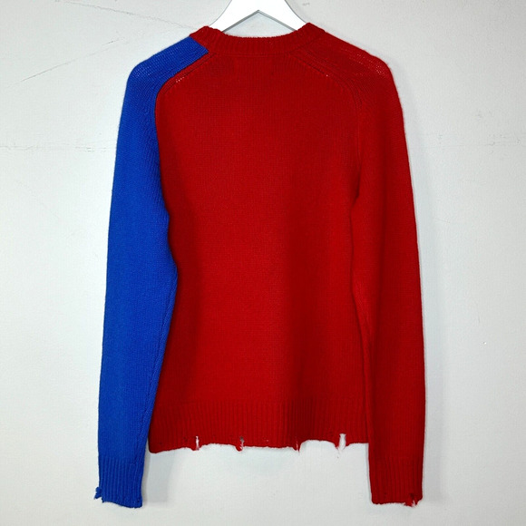 Sandrine Rose The Outsider Cashmere Blend Oversized Sweater Distressed XS NWT - Picture 3 of 10